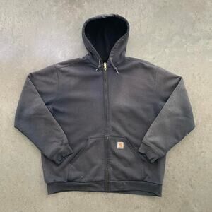 Vintage Carhartt Distressed Heavy Navy Hoodie